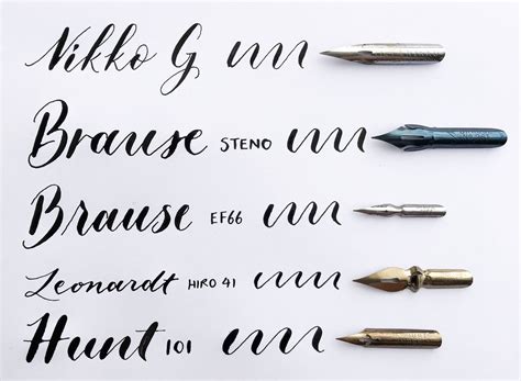 how to use calligraphy dip pen and the importance of choosing the right nib size